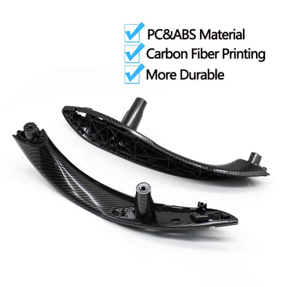 Carbon Fiber Interior Door Inside Pull Handle Trim Cover For BMW 3 4 Series M3 M4 F30 F34 F36 F32 F33 F80 F82 F83