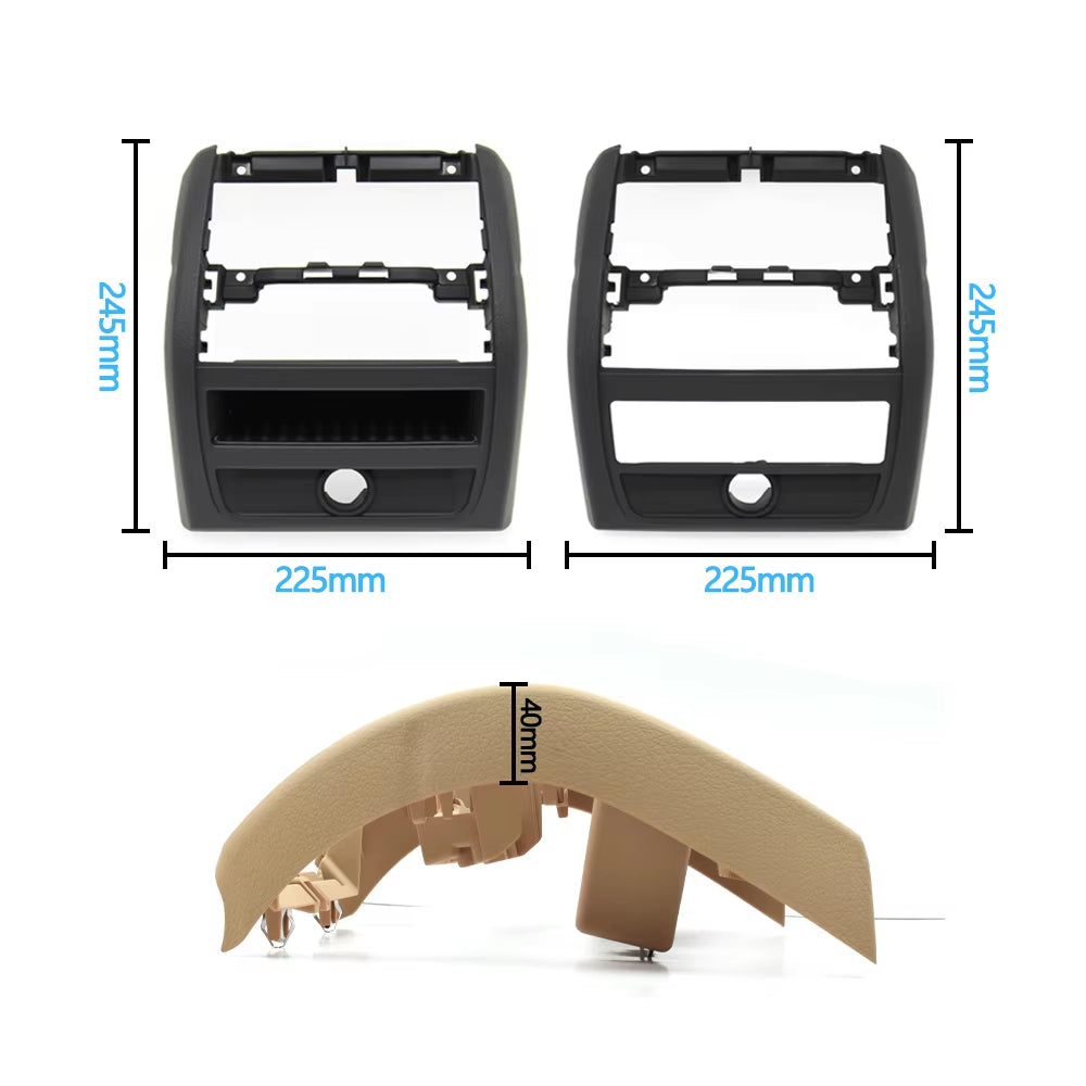 Upgraded Rear Air Vent Grille Outer Surrounding Frame Replacement For BMW 5 Series F10 F11 F18 for 520i 523i 525i 528i 535i