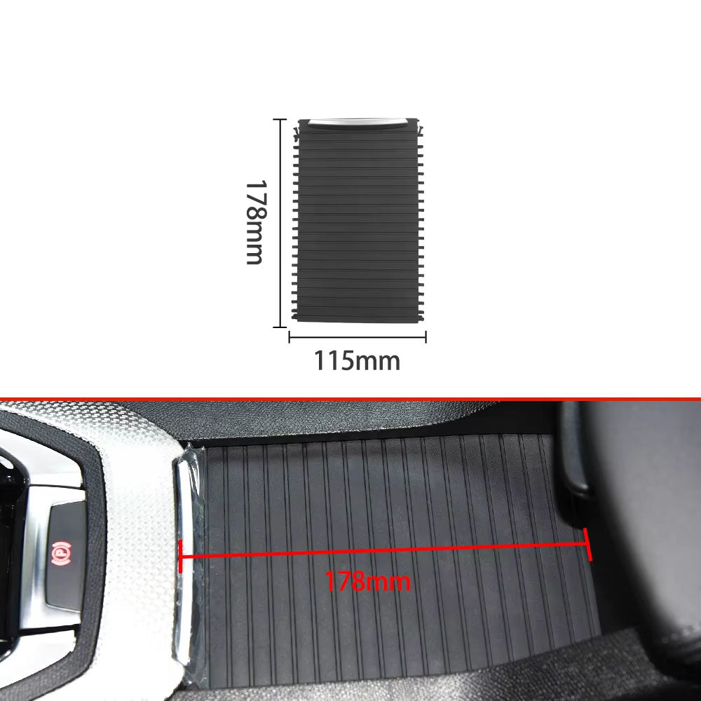 For Peugeot 408 308S Front Seats Central Armrest Curtain For Peugeot Container Storage Box Center Console Shutters Cover