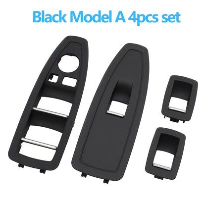 LHD RHD Car Interior Door Window Lift Switch Cover Trim For BMW 1 3 Series F20 F30 F31 F34 F35 318i 320i 330i 335i