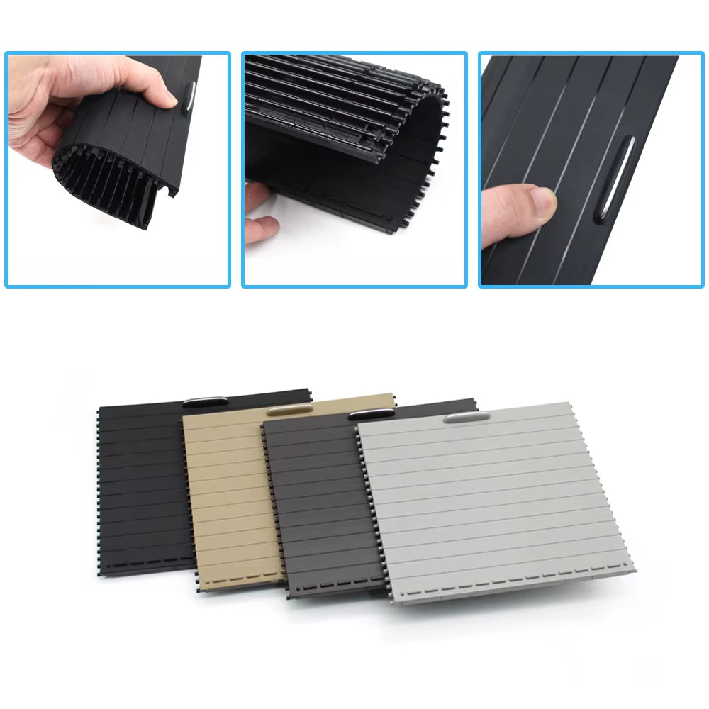 Car Center Console Drink Cup Holder Shutter Roller Cover For Mercedes Benz ML GL GLE GLS Class W166 ML300 GLE350 1666803814