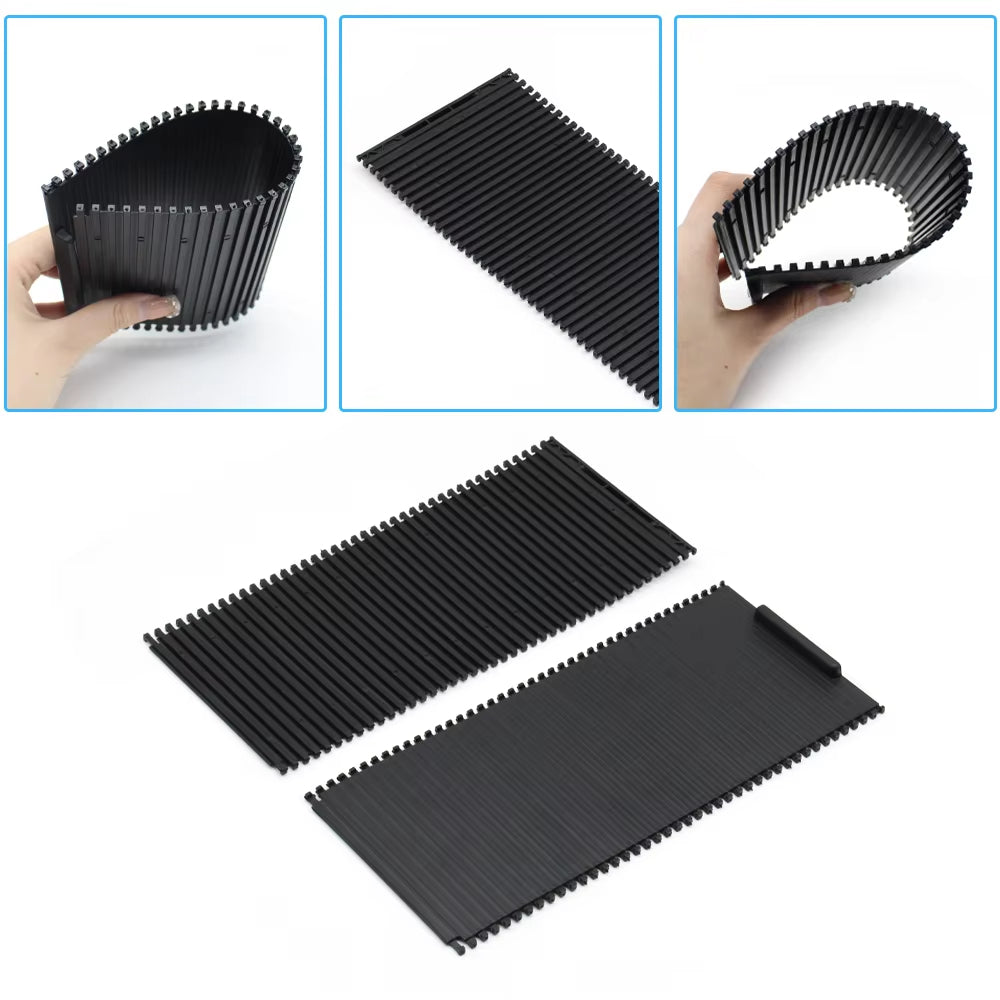 Center Console Cup Holder Cover Sliding Roller Blind Shutter For Land Rover Range Rover Sport 2005 2006 2007 2008 2009 FHM500032