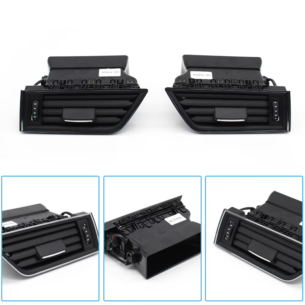 Car Front Dashboard Chrome Air Vent AC Vent Grille Assembly For Skoda Superb III 2016 2017 2018 2019 2020 2021 2022 2023 2024