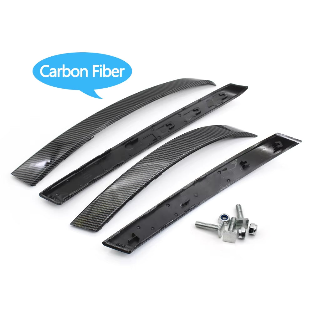 2/4PCS Car Interior Front Rear Door Left Right Grip Handle Trim Cover For BMW 5 Series M5 E60 E61 2004 2005 2006
