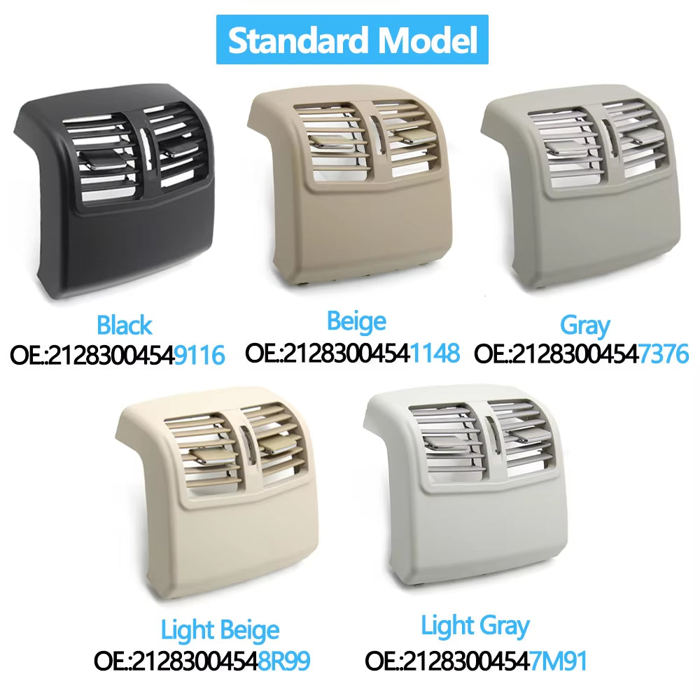 Model B Rear Air Conditioning AC Vent Grille Outer Cover For Mercedes Benz W212 E Class E200 E260 E280 E300 E320 E350 E400