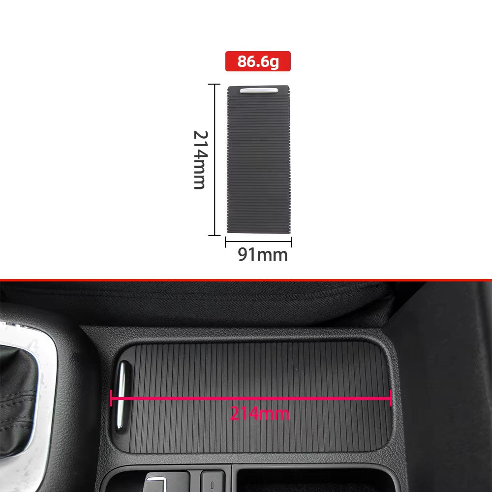Car Front Center Console Sliding Shutters Replacement Cup Holder Roller Blind Cover For Volkswagen Tiguan SHARAN Seat Alhambra