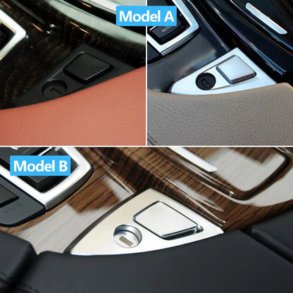 LHD RHD Car Front Center Console Armrest Box Switch Button Cover For BMW 5 Series F10 F11 F18 520 523 525 2011-2017