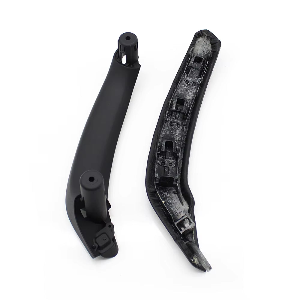 LHD RHD Interior Passenger Door Pull Handle Leather Cover With Inside Handle Assembly For BMW X3 X4 F25 F26 2010-2016