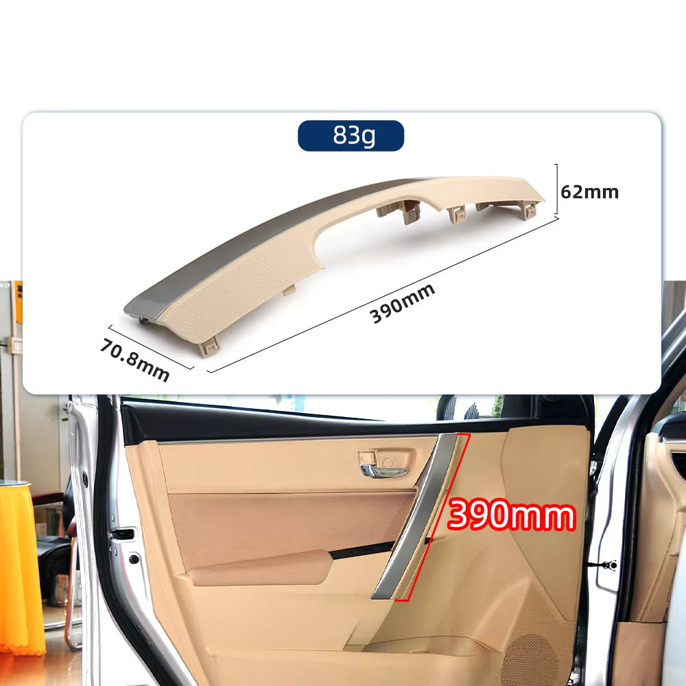 Front Door Interior Armrest Cover Panel Armrest Inner Handle Cover 74645-02430-B0 For Toyota Corolla Levin 2014-2018