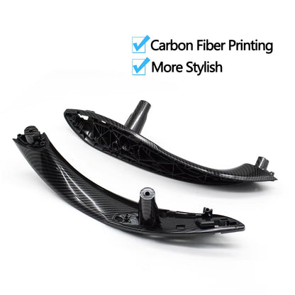 Car Left Right Door Inside Pull Handle Panel Trim For BMW 3 4 Series M3 M4 F30 F31 F32 F33 F34 F35 F36 F80 F82 F83 2012-2018