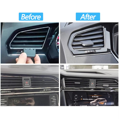 Car Front Air Conditioning AC Vent Grille Air Outlet Tab Clip Paddle Adjust Repair Kit For VW Volkswagen Tiguan 2017-2022