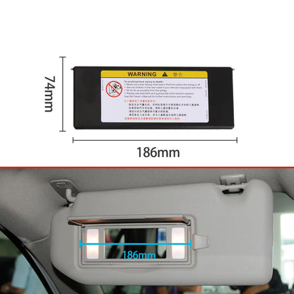 For Peugeot 308S 408 508 Car Interior Mirror Makeup Mirrors Cover Auto Sun-Shading Visor Mirror Cover For Peugeot 3008 4008 5008