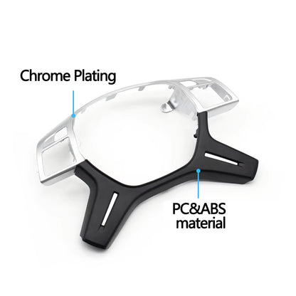 Car Steering Wheel Trim Cover Panel Replacement For Mercedes Benz C E M ML GL GLS G Class W204 W212 W166 W463 A0994640513