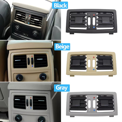 E60 E61 Car Rear Center Console Air Conditioning AC Vent Grille Cover Air Vent Panel For BMW 5 Series E60 E61 545i 550i