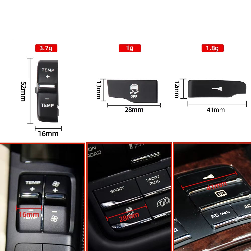 Multi-Function Buttons For Porsche Cayenne Macan Panamera Air Conditioner Control Button Model Button