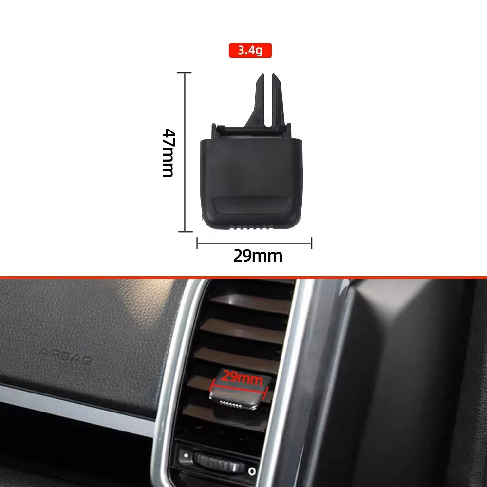 For Porsche Cayenne 2011-2016 Quick to Install CarFront Center A/C Air Conditioning Vent Outlet Tab Clip Repair Kit