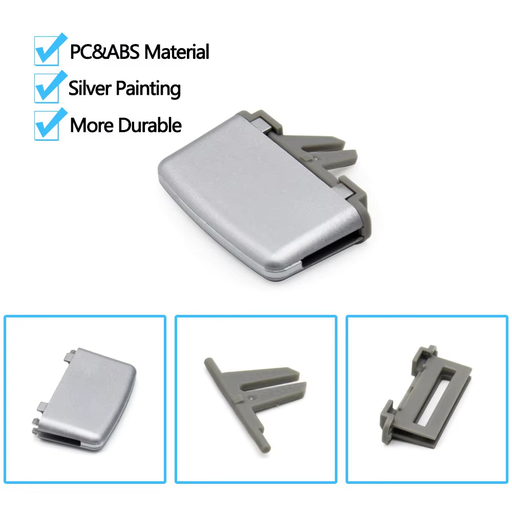 Car Front Air Conditioning AC Vent Air Vent Outlet Tab Clip Paddle For Mercedes BENZ W212 W207 Coupe E260 E350 E550