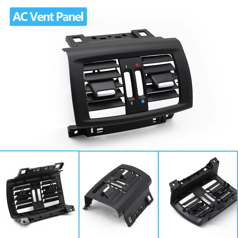 Car Rear AC Fresh Air Conditioning Vent Grille Cover Outlet Assembly Or Panel For BMW X3 X4 F25 F26 2011-2018 64229200888