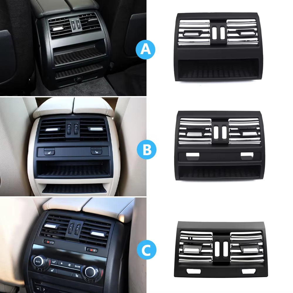 LHD RHD Full Chrome Air Conditioning AC Vent Grille Outlet Cover For BMW 5 Series F10 520 521 523 525 528 530