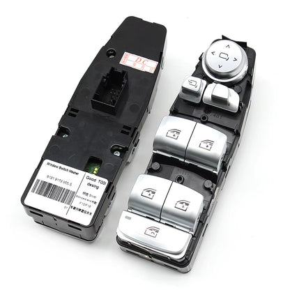 LHD RHD Electrical Power Chrome Window Lifting Switch Control Regulator Button For BMW X3 X4 X5 5 6 Series G30 G31 G01 G02