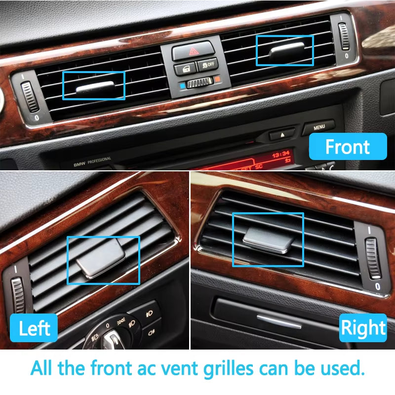 Front AC Air Vent Grille Outlet Slider Clips Repair Kit For BMW 3 Series E90 E91 E92 E93