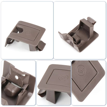 Black ISOFIX Child Seat Belt Buckle Cover For Lexus ES200 ES350 ES300H ES260 Rear Seat Safety Restraint Hook Trim Cap