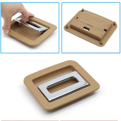 Car Rear Trunk Luggage Tail Cover Mat Floor Carpet Handle Latch Button For Porsche Cayenne 7P5 2011-2016 95855111500,95855111500
