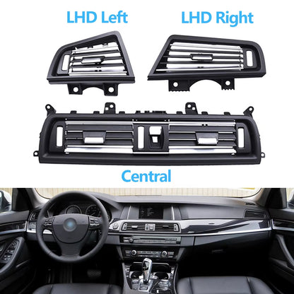 LHD RHD Full Chrome Air Conditioning AC Vent Grille Outlet Cover For BMW 5 Series F10 520 521 523 525 528 530