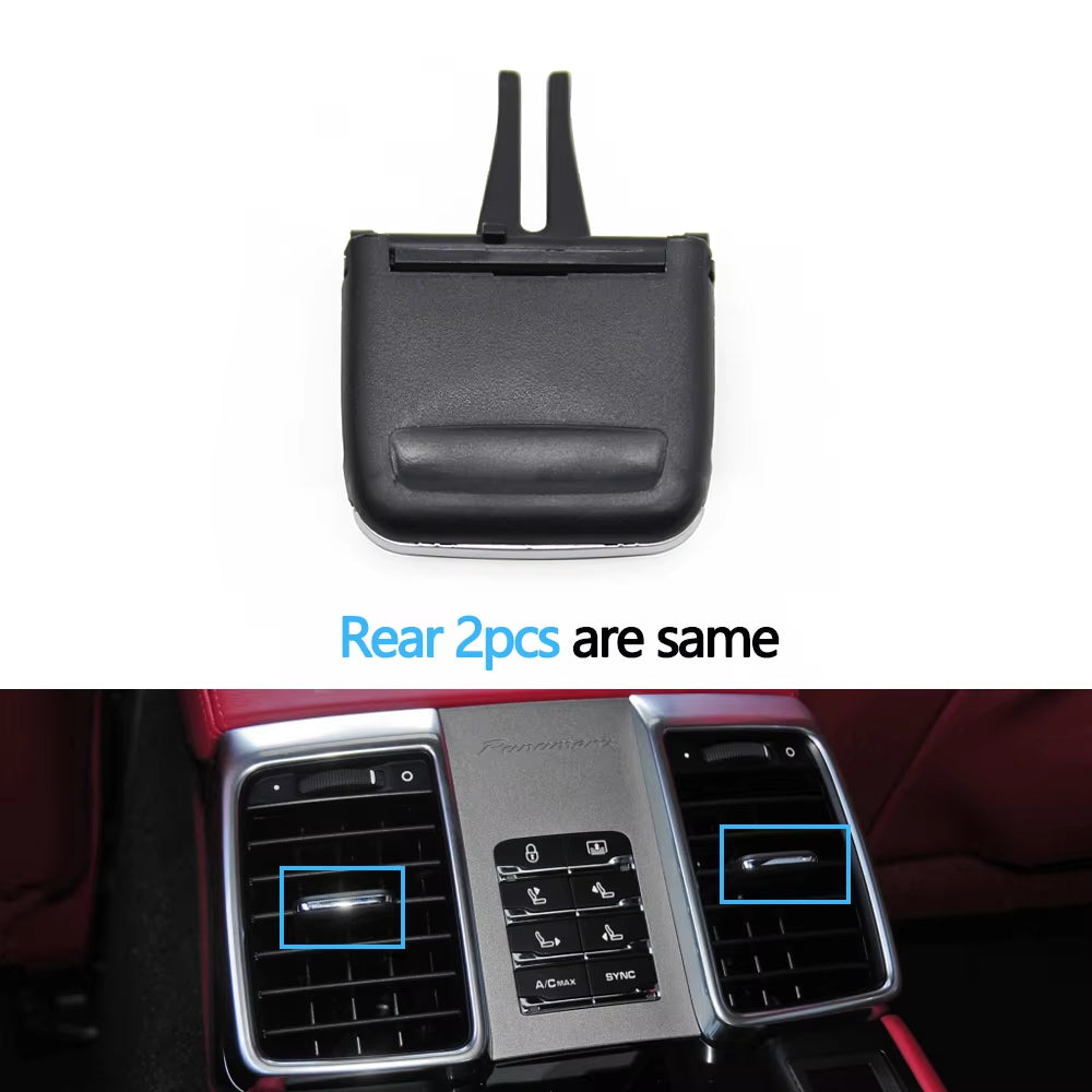 Car Front Rear Air Conditioning AC Air Vent Outlet Tab Clip Repair Kit For Porsche Panamera 2010-2016