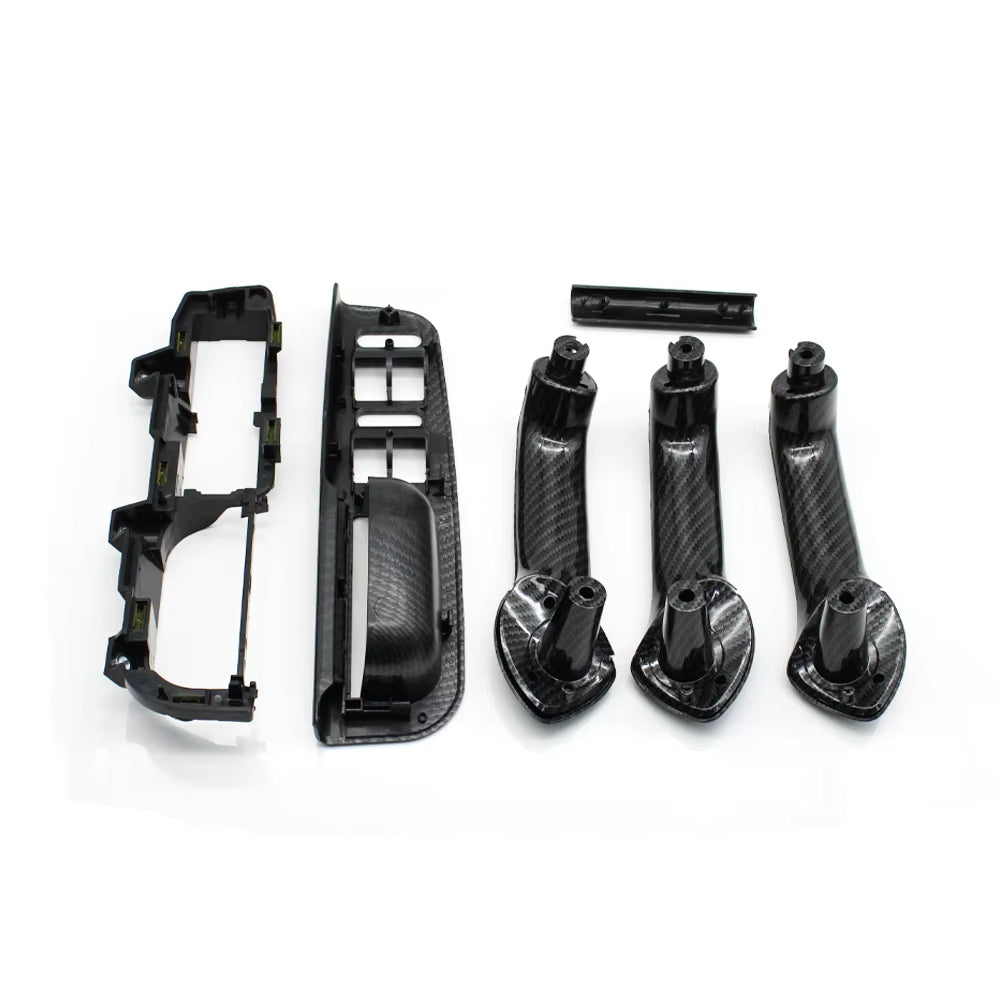 Carbon Fiber LHD Car Front Rear Left Right Door Pull Grab Handle For VW Bora Golf 4 MK4 Jetta 1999 2000 2001 2002 2003 2004