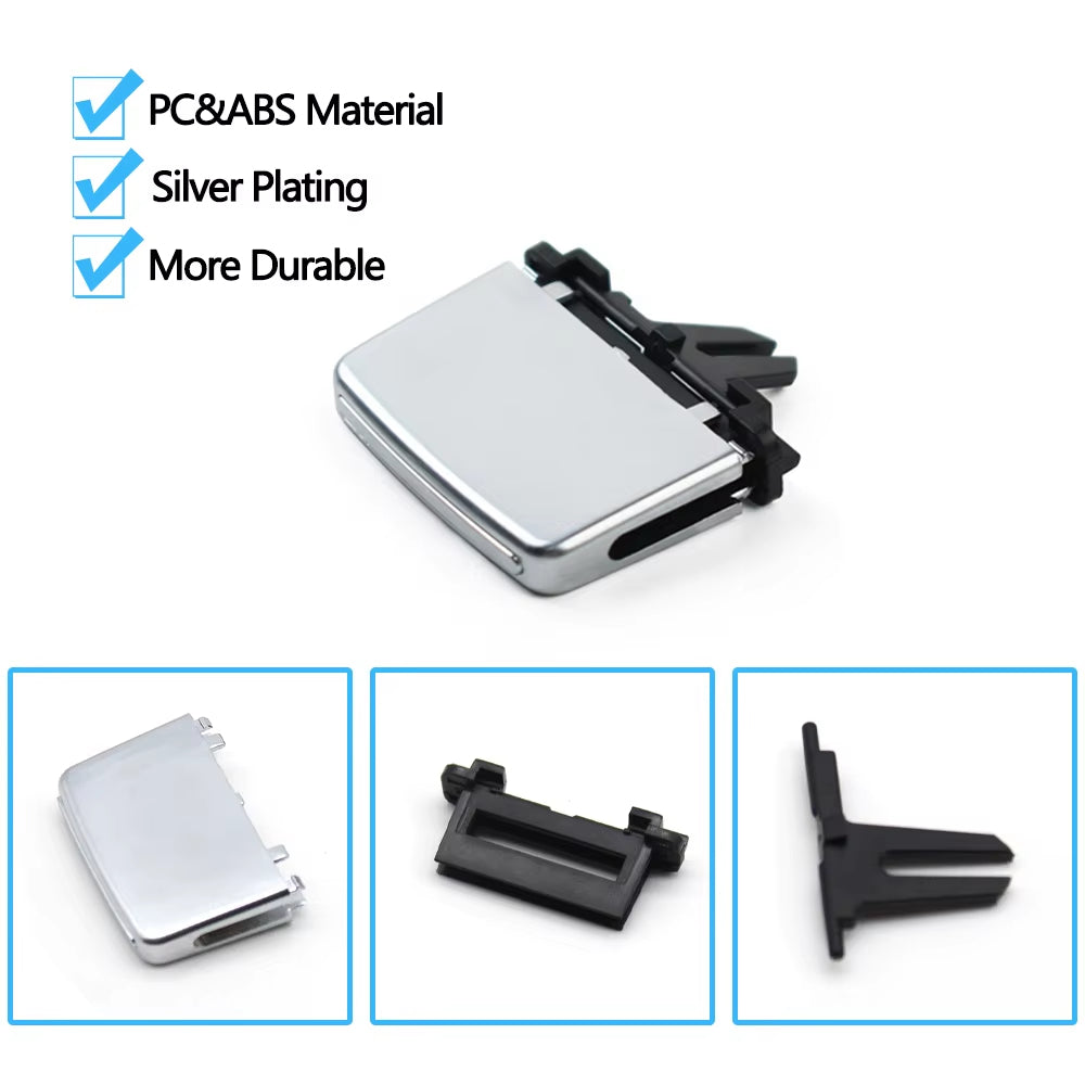 Car Front Air Conditioning AC Vent Air Vent Outlet Tab Clip Paddle For Mercedes BENZ W212 W207 Coupe E260 E350 E550
