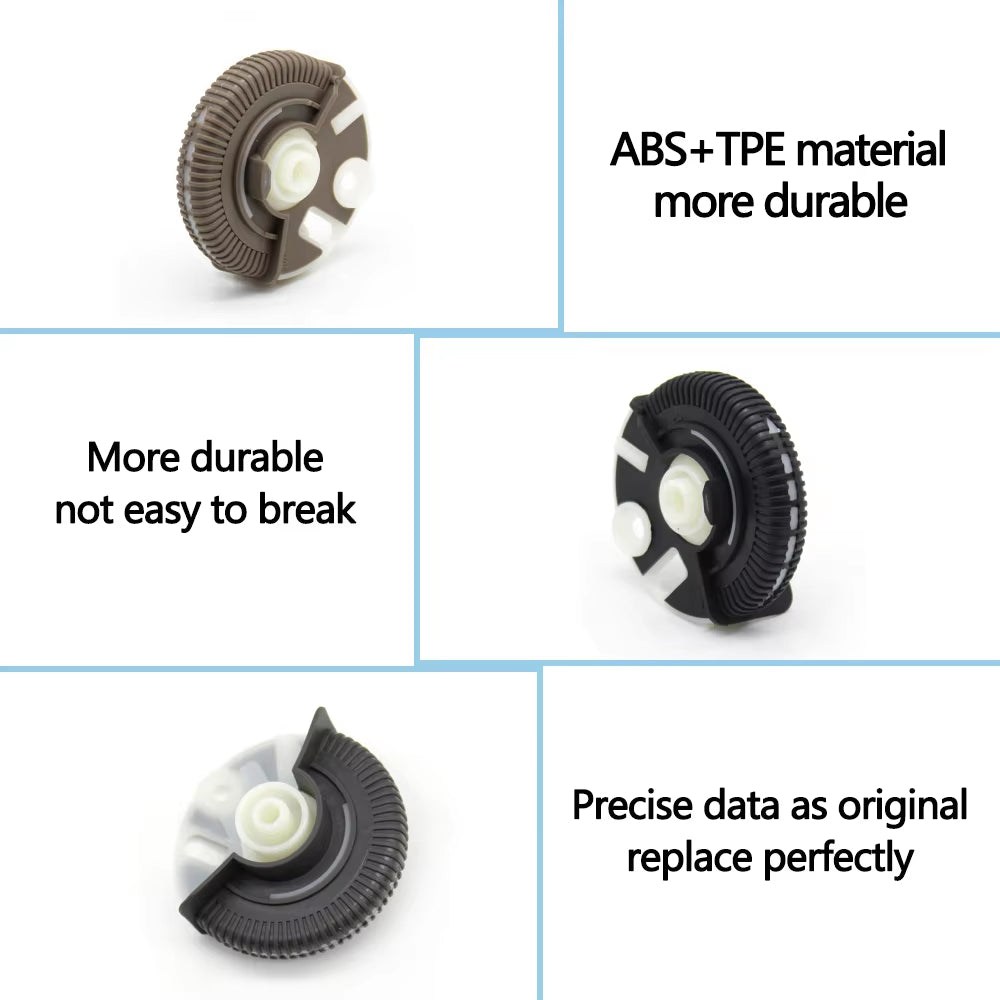 2PCS Front Rear Air Conditioning Control Roller AC Vent Base Rolling Wheel For Benz E Class W211 E200 E300 E230 E260 E280