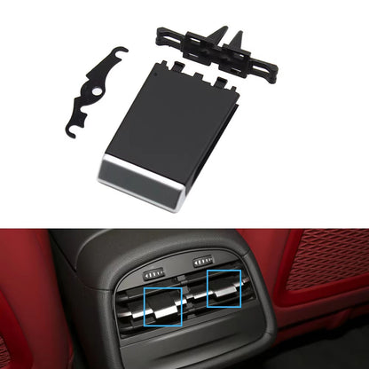 Rear Console AC Vent Grille Outlet Cover Panel Air Conditioner Slider Clip For Maserati Ghibli 2014-2020 670021523