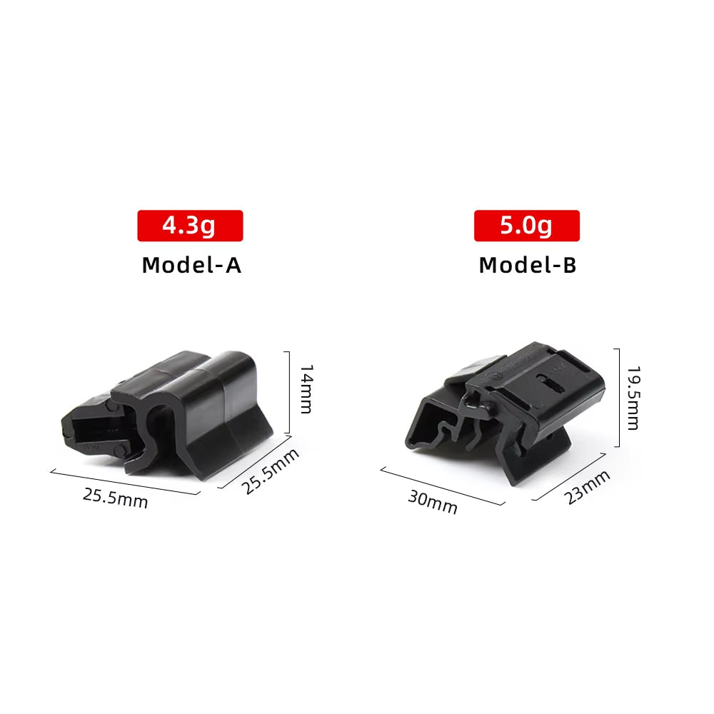 1PC Front Bumper Box Buckle Hoods Trunk Clips Plastic Fixed Clip For Tesla Model Y 2020-2021 Car Accessories 1472872-00-B