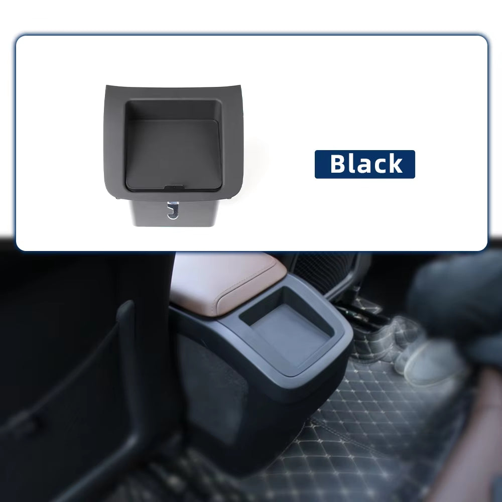 For Volvo XC60 XC90 V90 S60L S90L Rear Armrest Storage Tray Water Cup Rubber Bottom Pad Anti Slip Trim Mat Accessories 31389183