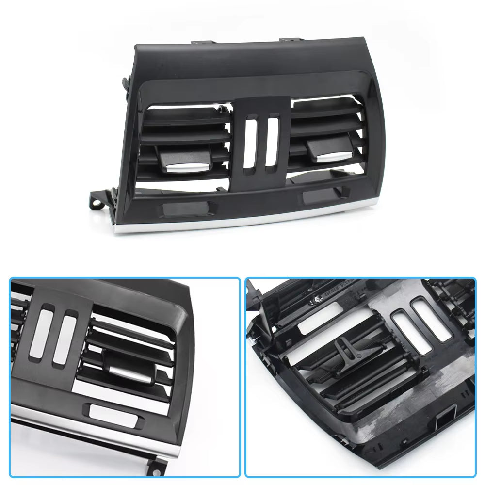 Car Rear Central Console Air Conditioning Ac Vent Outlet Grill Panel Cover For BMW X5 X6 F15 F16 F85 F86 64229252012 64229252013