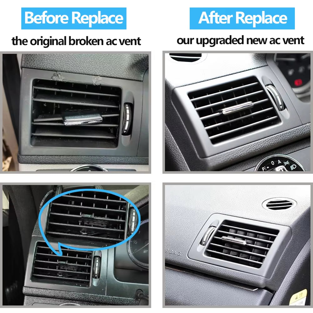 LHD RHD W204 Console Air Conditioner AC Vent Grille Panel For Mercedes Benz C Class C180 C200 220 230 260 C300 350 2007-2011