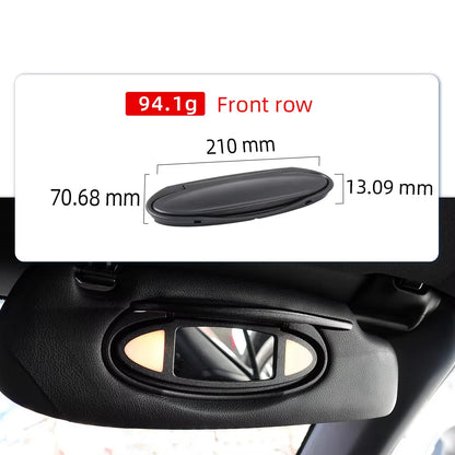 Black Interior Sun Visor Makeup Mirror Replacement For Porsche 911 996 997 986 987 Car Mirror Accessory 99773103115A12