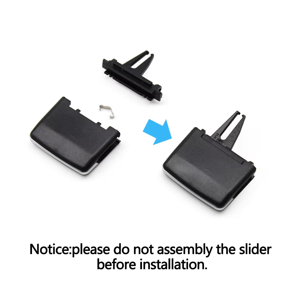 Car Front Rear AC Air Vent Outlet Tab Clip Repair Kit For Mercedes Benz W166 W292 ML350 GL450 M ML GLE GLS