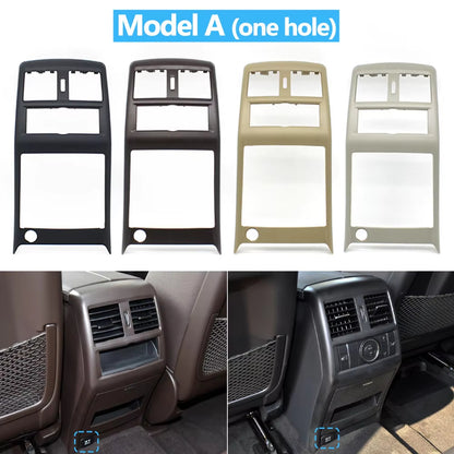 Car Rear Center Console Air Conditioning Air Vent Outlet Surface Frame Cover Trim For Mercedes Benz ML GL GLE GLS W166 W292