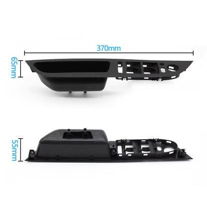 LHD RHD Car Interior Handle Inner Door Armrest Panel Pull Trim Window Switch Cover For BMW 5 Series E60 E61 2006-2010