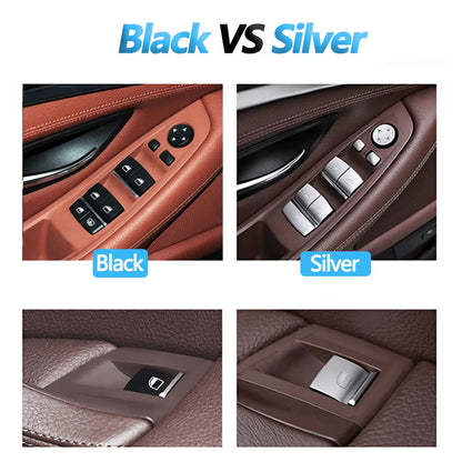 Electrical Power Chrome Master Window Switch Control Button Regulator For BMW 3 5 7 X3 X4 F30 F35 F25 F26 F07 F10 F18 F01 F02