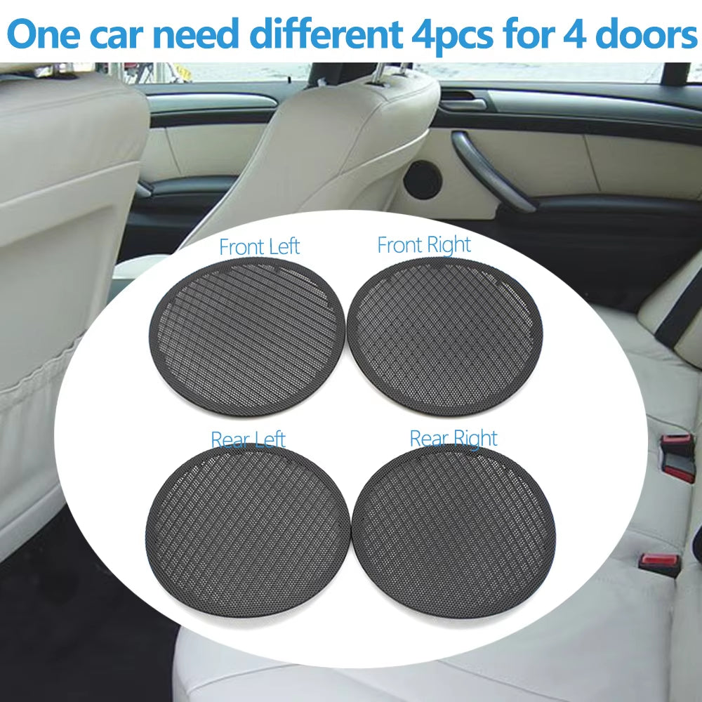Upgraded Car Front Left Right Door Loud Speaker Cover Panel Replacement For BMW X5 E53 1999-2006 51418264139 51418264137