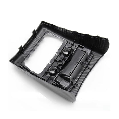 Carbon Fiber Car Rear Air Conditioner AC Vent Outer Frame Ashtray Cover Trim Replacement For BMW 3 Series E90 E91