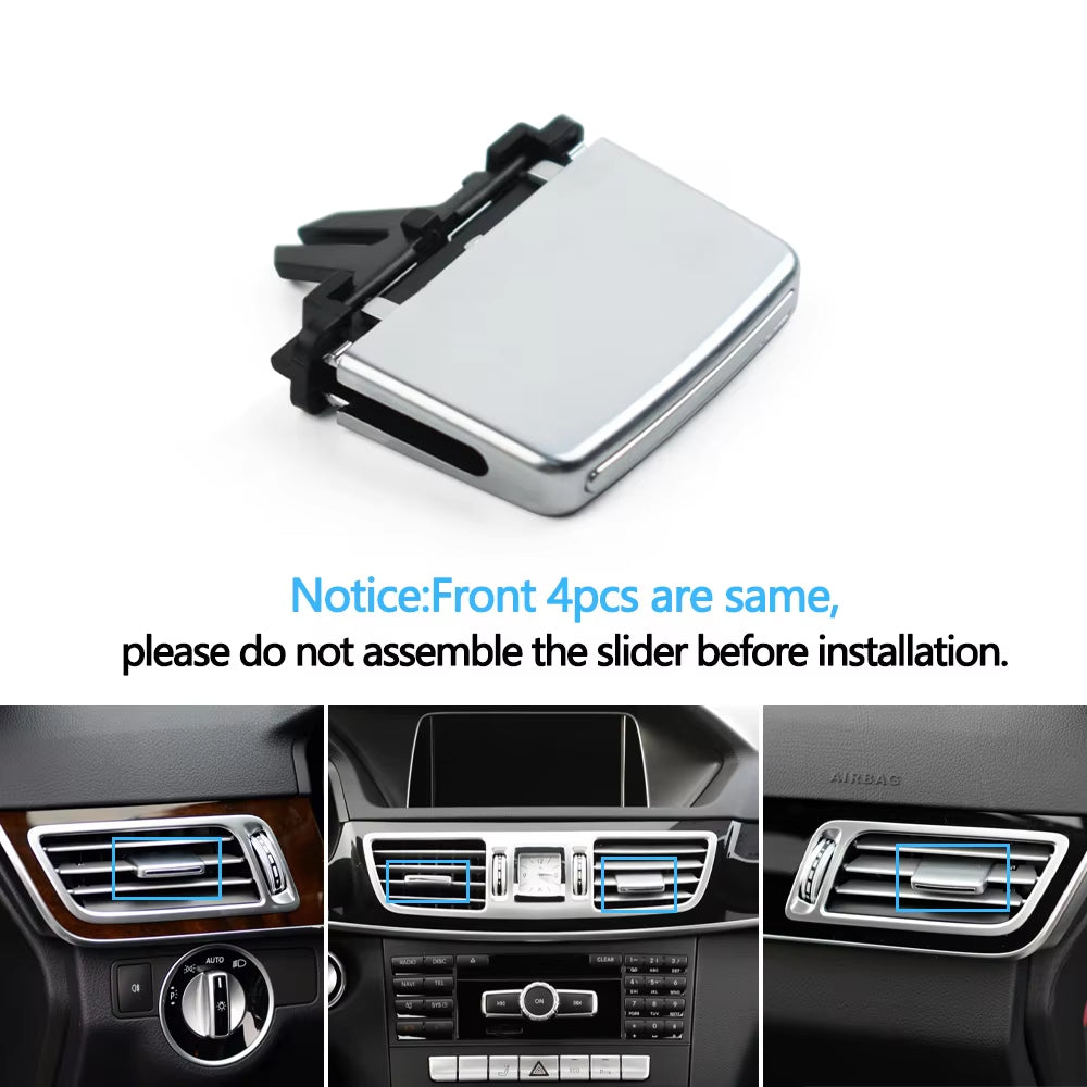 Front Dash Center Left Right AC Vent Grille Repair Kit Or Tab Clip For Mercedes Benz Sedan W212 E260 E350 2013-2015 A2128303154