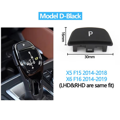Car Gear Lever Auto Parking Button Cap For BMW 1 2 3 4 5 7 X3 X4 X5 X6 E60 F20 F21 F30 F34 F36 F10 F11 F01 F02 F07 F25 F26 F15