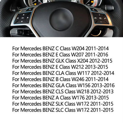 W204 X204 W212 W156 W246 W207 W117 W218 Car Steering Wheel Control Menu Control Switch Button For Mercedes BENZ C E A GLK Class