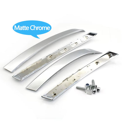 2/4PCS Car Interior Front Rear Door Left Right Grip Handle Trim Cover For BMW 5 Series M5 E60 E61 2004 2005 2006
