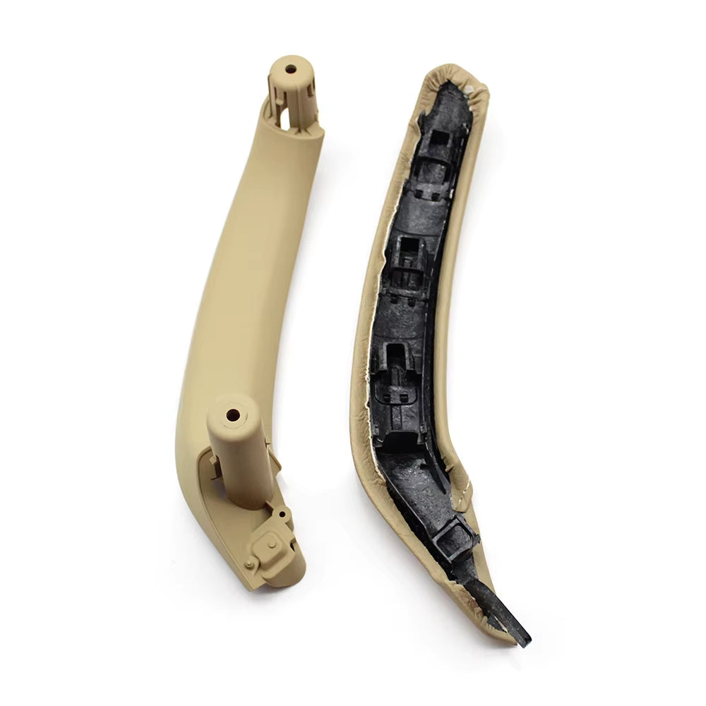LHD RHD Interior Passenger Door Pull Handle Leather Cover With Inside Handle Assembly For BMW X3 X4 F25 F26 2010-2016