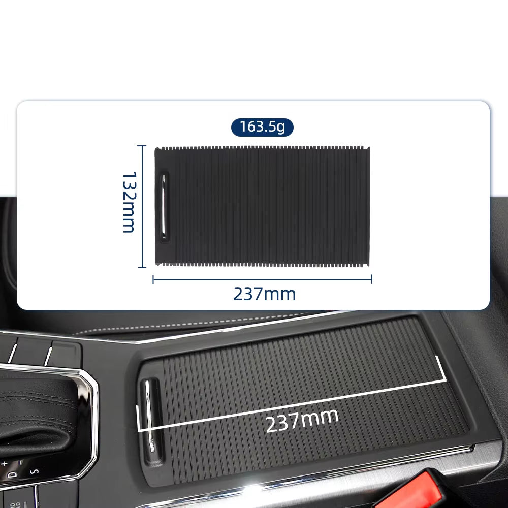 56D862531A Center Console Cup Holder Sliding Shutter Roller Blind Cover for VW Passat 2016-2018